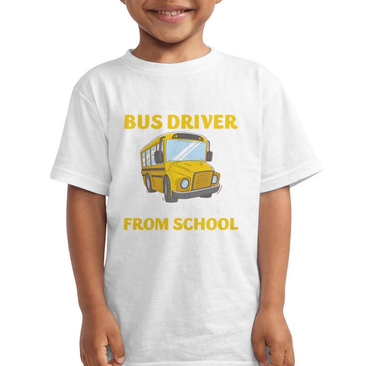 School Bus Driver Kindness Humor Back To School Quote Premium Tri-Blend Graphic Kid T-Shirt