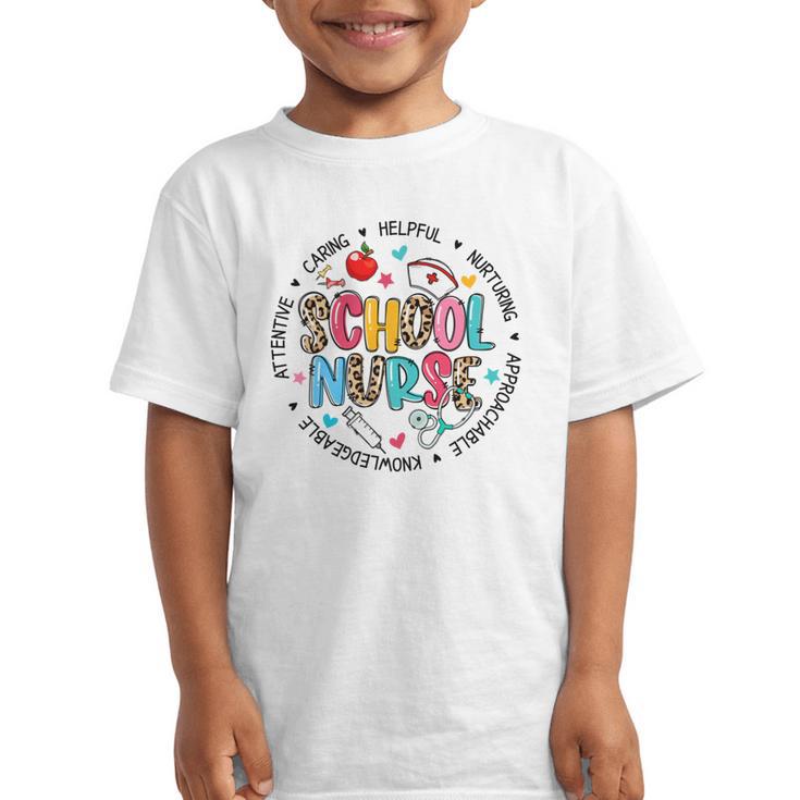 School Nurse Appreciation Back To School Nurse For Women Graphic Kid T-Shirt