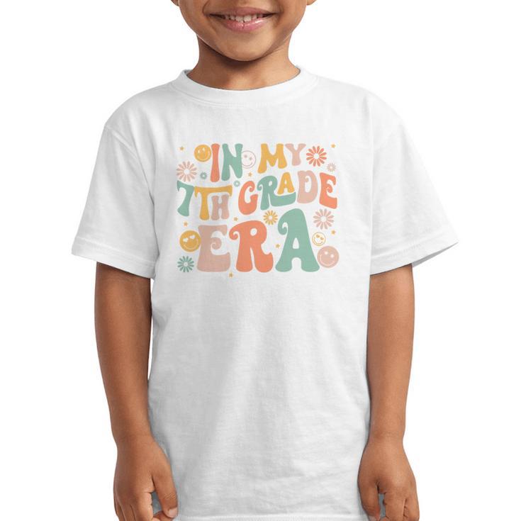 In My Seventh Grade Era Retro 7th Grade Back To School Premium Tri-Blend Graphic Kid T-Shirt