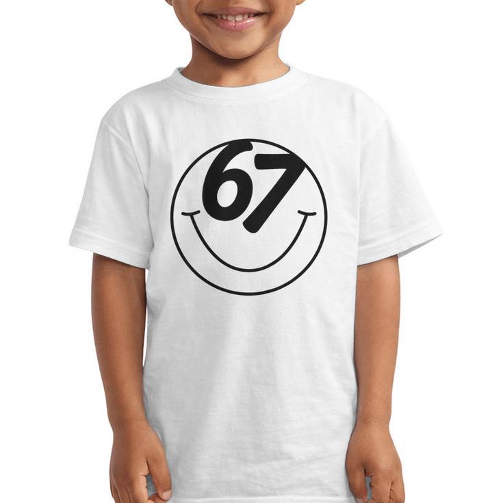 Six Seven Meme Viral Internet Sound 67 Back To School Graphic Kid T-Shirt