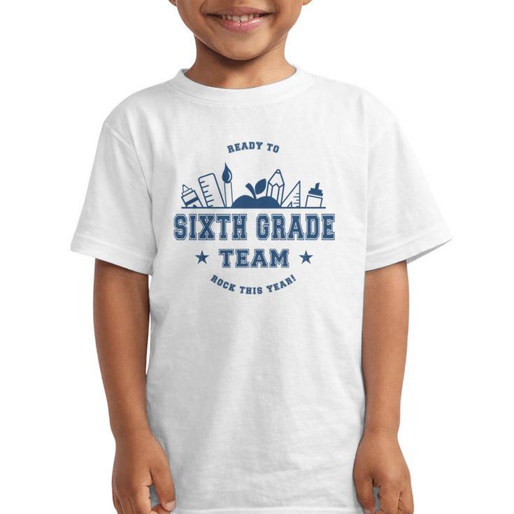 Sixth Grade Team Back To School Graphic Kid T-Shirt