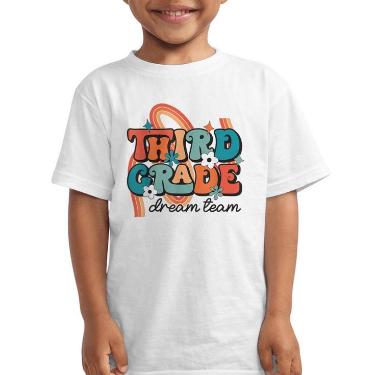 Third Grade Dream Team 1st Day Of 3rd Grade Back To School Graphic Kid T-Shirt