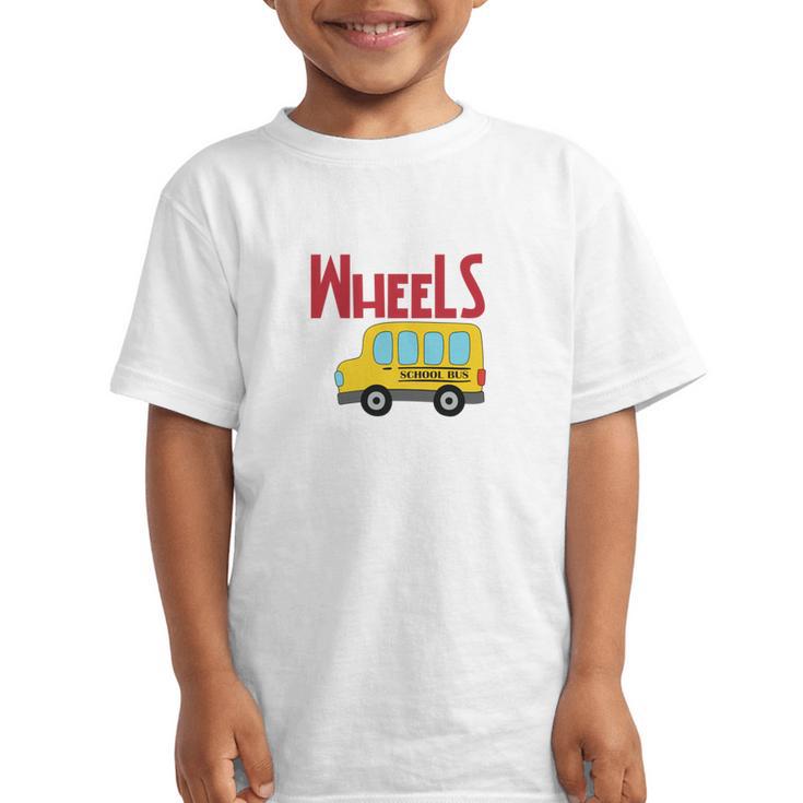Wheels On The Bus Kids Back To School Graphic Kid T-Shirt