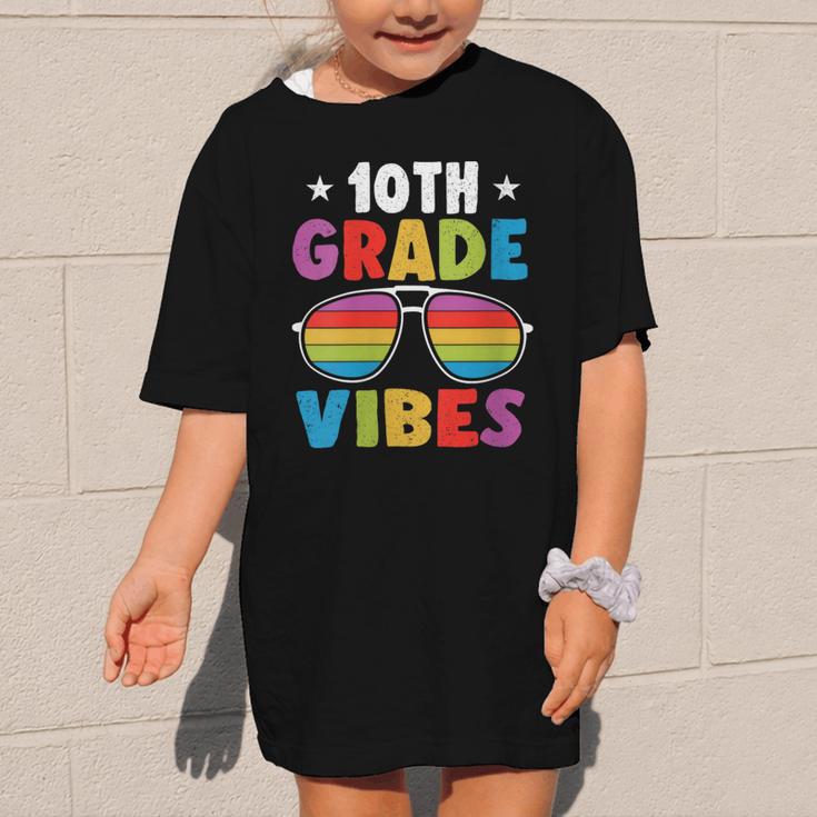 10th Grade Back To School Sunglasses Vibes Retro First Day Graphic Kid T-Shirt 10th Grade Back To School Sunglasses Vibes Retro First Day Graphic Kid T-Shirt