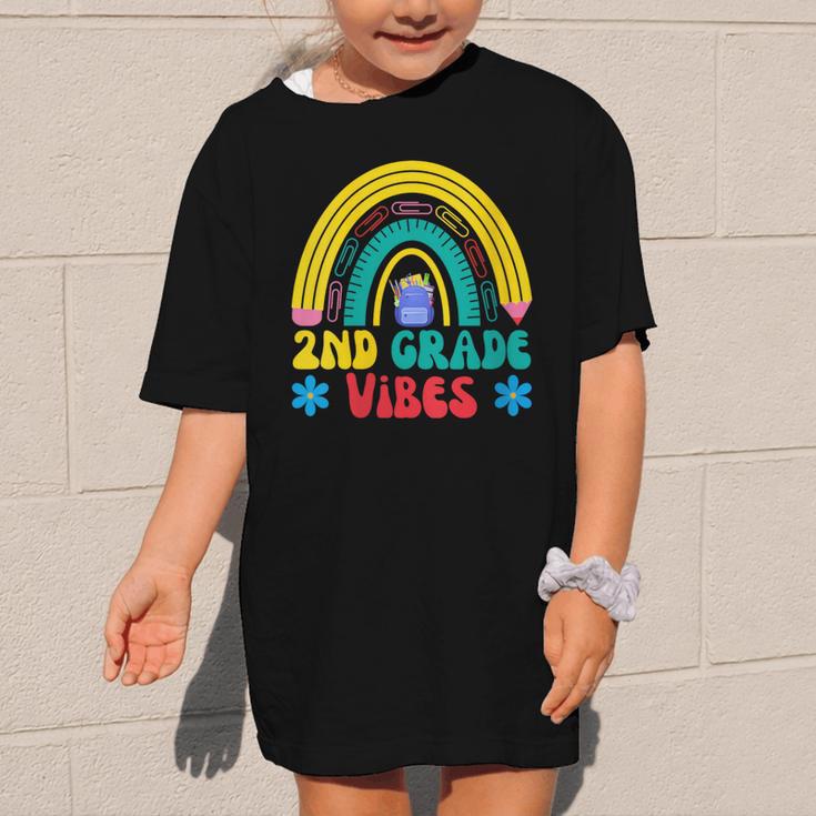 2nd Grade Vibes Back To School Rainbow Second Grade Graphic Kid T-Shirt 2nd Grade Vibes Back To School Rainbow Second Grade Graphic Kid T-Shirt