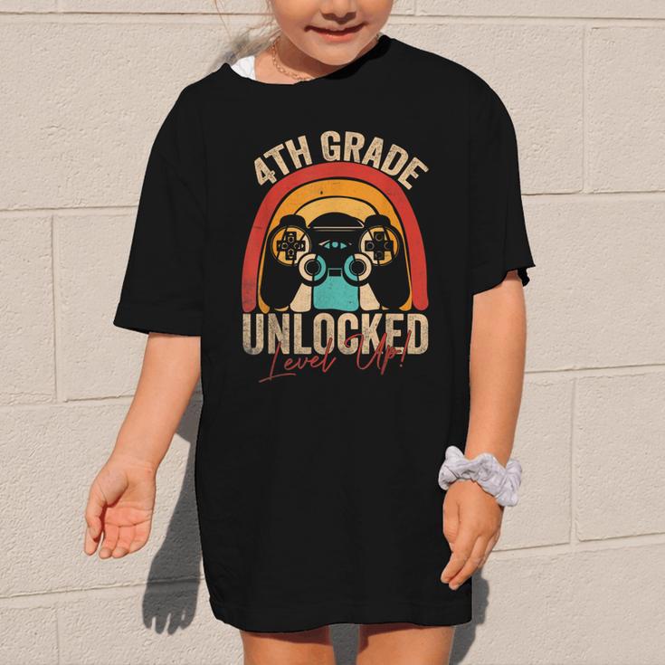 4th Grade Unlocked Level Up Gamer Back To School Fourth Graphic Kid T-Shirt 4th Grade Unlocked Level Up Gamer Back To School Fourth Graphic Kid T-Shirt