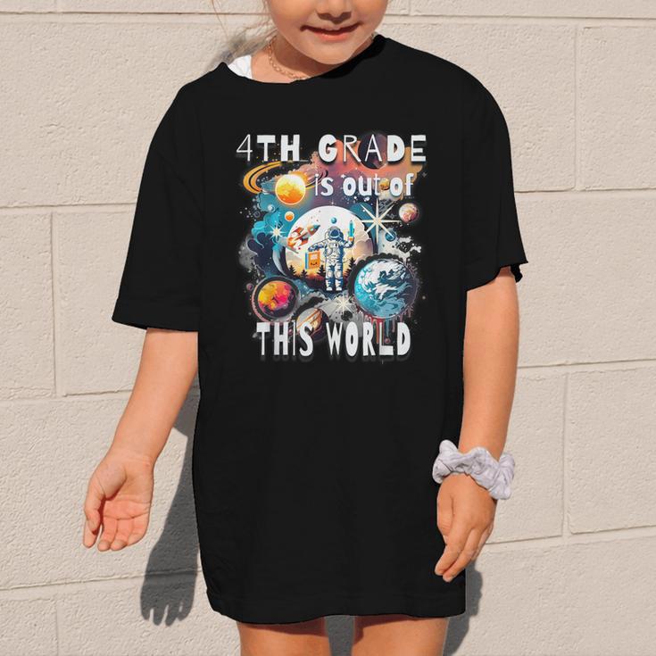 4th Grade Is Out Of This World Back To School Astronaut Graphic Kid T-Shirt 4th Grade Is Out Of This World Back To School Astronaut Graphic Kid T-Shirt