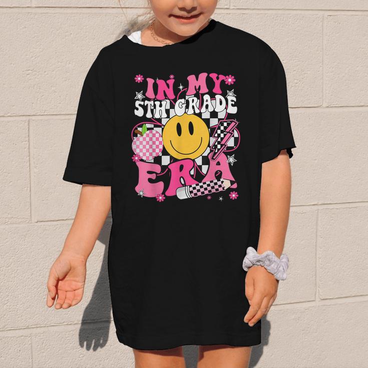 In My 5th Grade Era First Day Of School Back To School Retro Graphic Kid T-Shirt