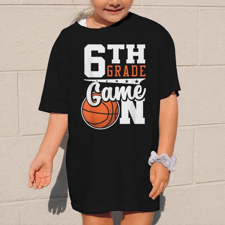 6th Grade Game On Back To School Basketball Boy Sixth Grade Graphic Kid T-Shirt