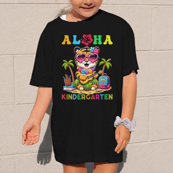 Aloha Kindergarten Tiger Hawaii Back To School Kids Girls Graphic Kid T-Shirt Aloha Kindergarten Tiger Hawaii Back To School Kids Girls Graphic Kid T-Shirt