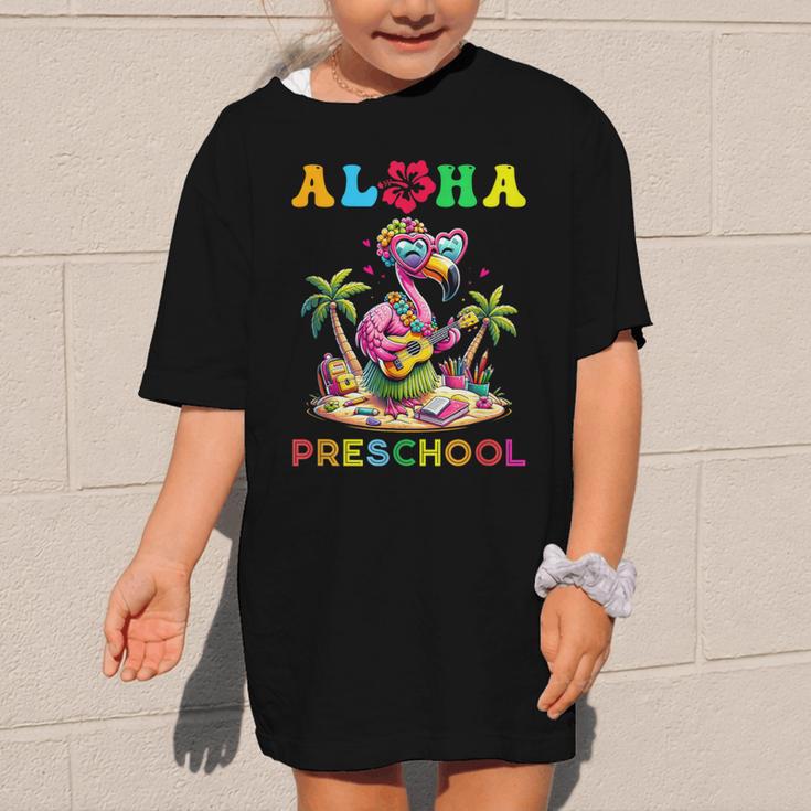 Aloha Preschool Flamingo Hawaii Back To School Kids Girl Graphic Kid T-Shirt Aloha Preschool Flamingo Hawaii Back To School Kids Girl Graphic Kid T-Shirt