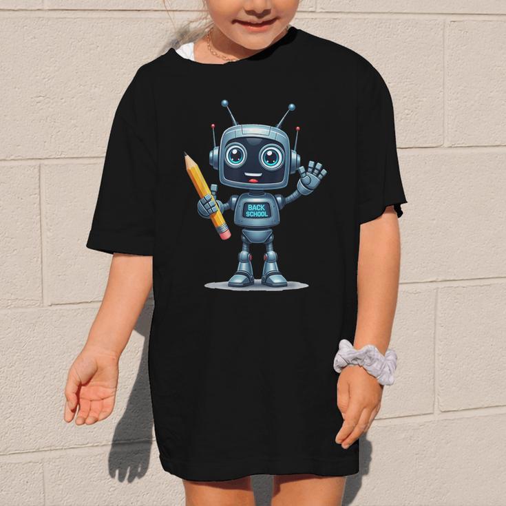 Back To School 2025 Robot Pencil For Kids Graphic Kid T-Shirt Back To School 2025 Robot Pencil For Kids Graphic Kid T-Shirt