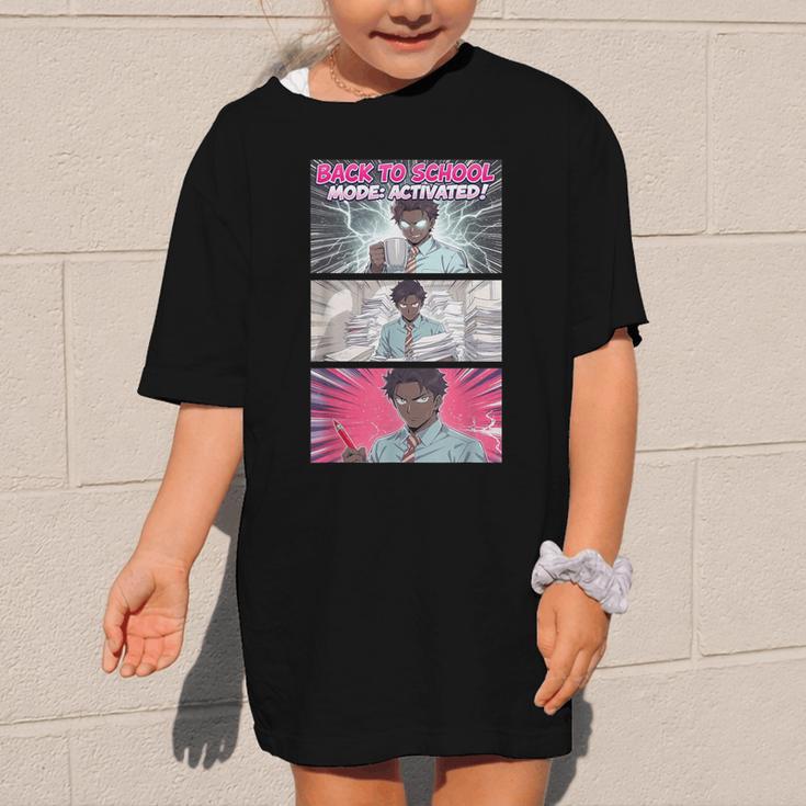 Back To School Anime Boys Student Girl Manga Kawaii Taecher Graphic Kid T-Shirt