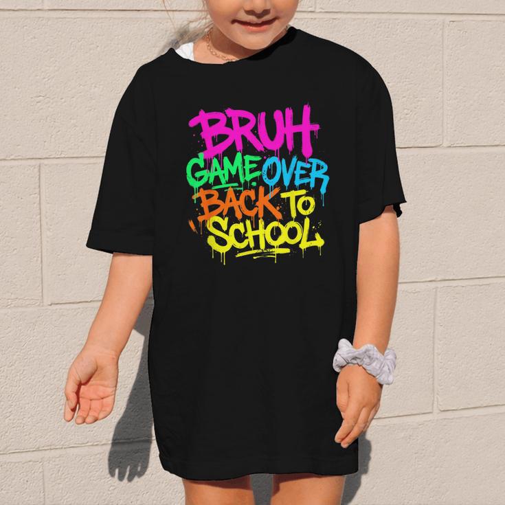 Back To School Bruh Game Over Gaming Boys Graphic Kid T-Shirt Back To School Bruh Game Over Gaming Boys Graphic Kid T-Shirt