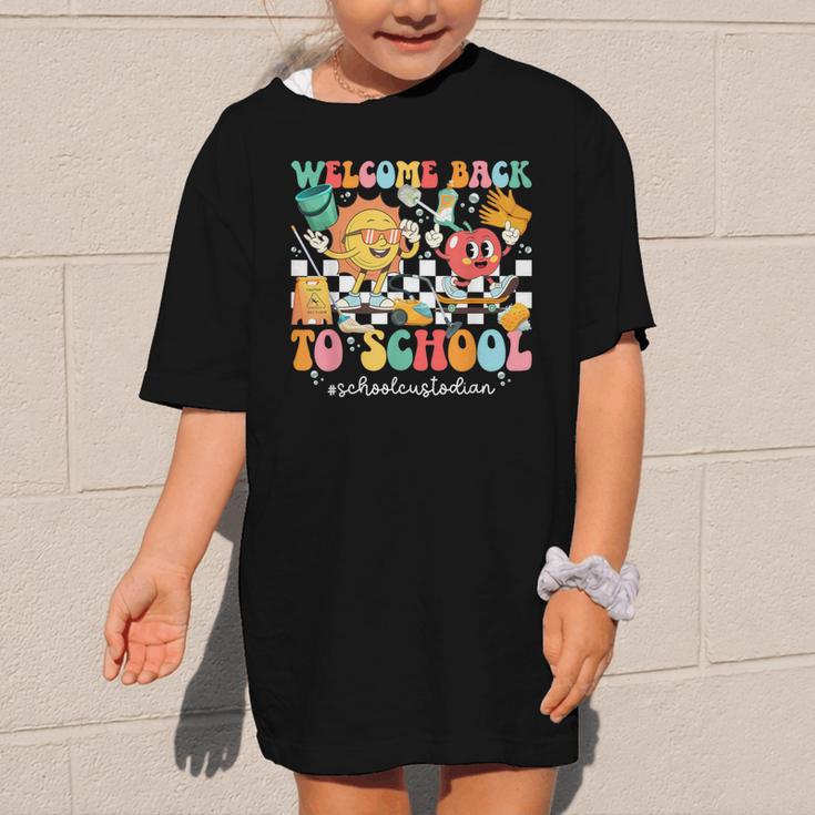 Back To School Custodian First Day Of School Custodian Graphic Kid T-Shirt