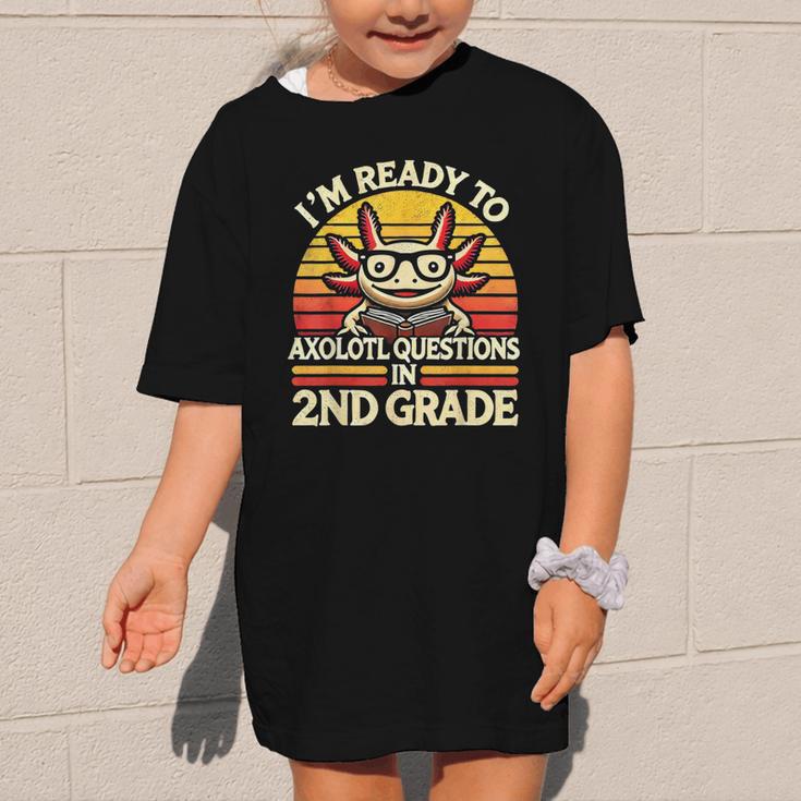Back To School I'm Ready To Axolotl Questions In 2nd Grade Graphic Kid T-Shirt Back To School I'm Ready To Axolotl Questions In 2nd Grade Graphic Kid T-Shirt