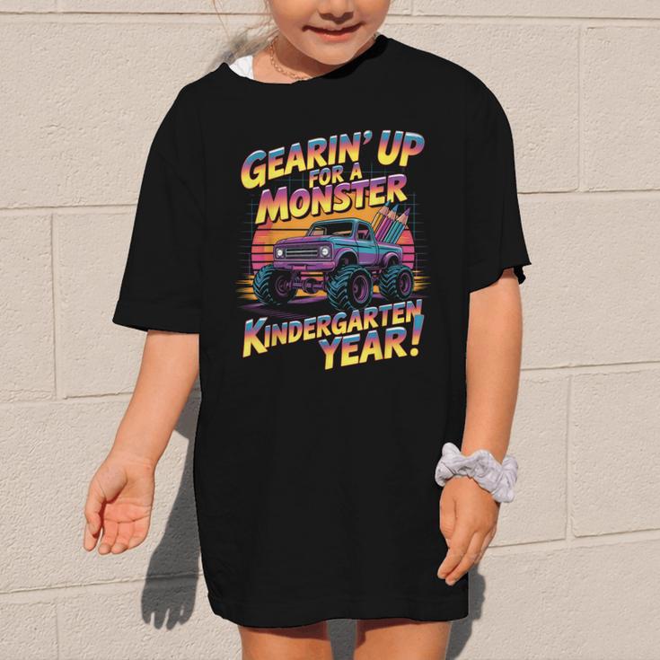 Back To School Kindergarten Monster Truck First Day Boys Graphic Kid T-Shirt