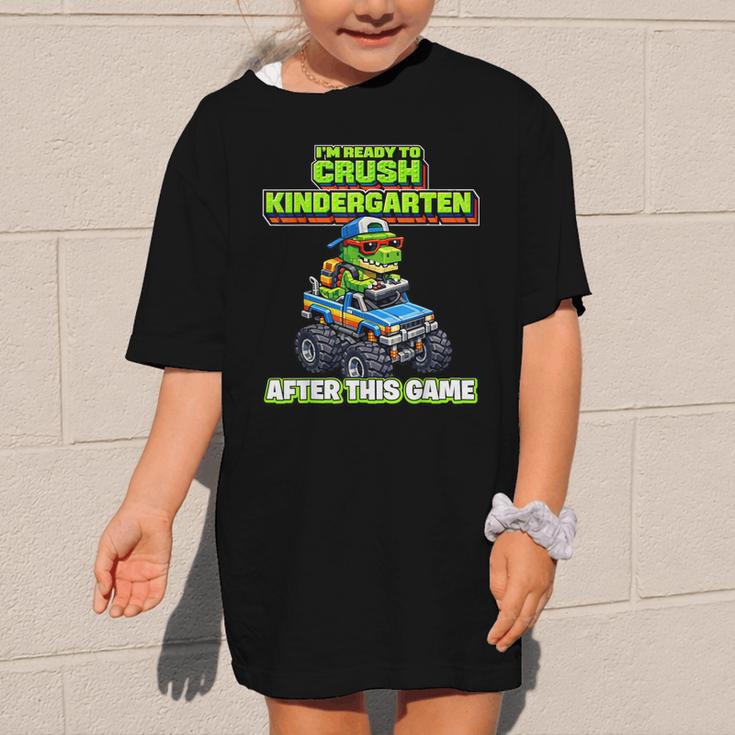 Back To School Kindergarten Retro Monster Truck Dinosaur Boy Graphic Kid T-Shirt Back To School Kindergarten Retro Monster Truck Dinosaur Boy Graphic Kid T-Shirt