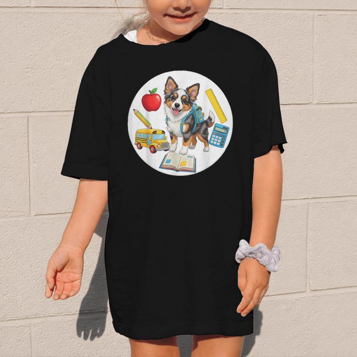 Back To School Miniature American Shepherd Dog Boys Girls Graphic Kid T-Shirt Back To School Miniature American Shepherd Dog Boys Girls Graphic Kid T-Shirt