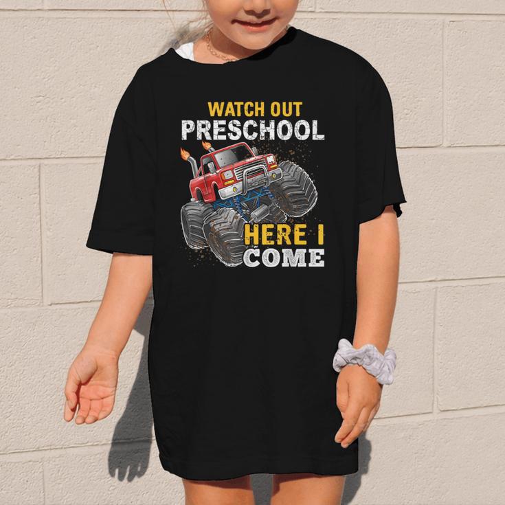 Back To School Preschool Here I Come For Boy Kids Truck Graphic Kid T-Shirt Back To School Preschool Here I Come For Boy Kids Truck Graphic Kid T-Shirt