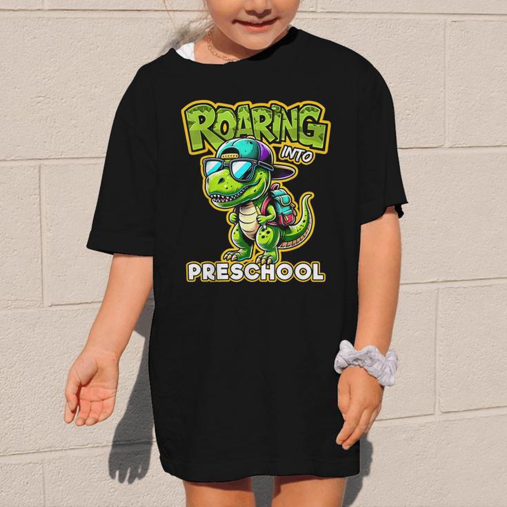 Back To School Preschool Dinosaur First Day Of School Boy Graphic Kid T-Shirt