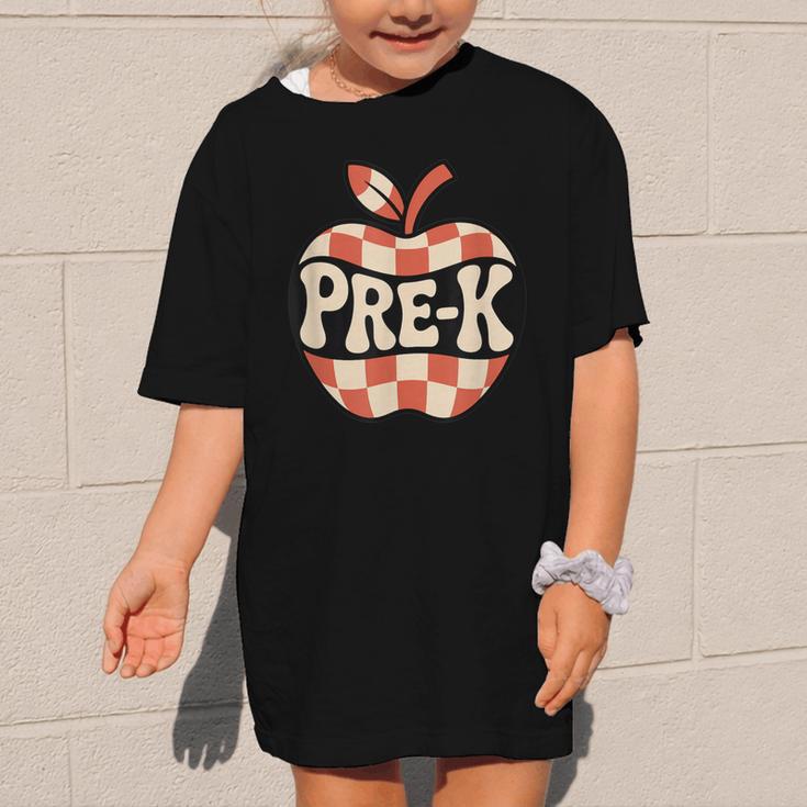 Back To School Retro Apple PRE-K Classroom Graphic Kid T-Shirt Back To School Retro Apple PRE-K Classroom Graphic Kid T-Shirt