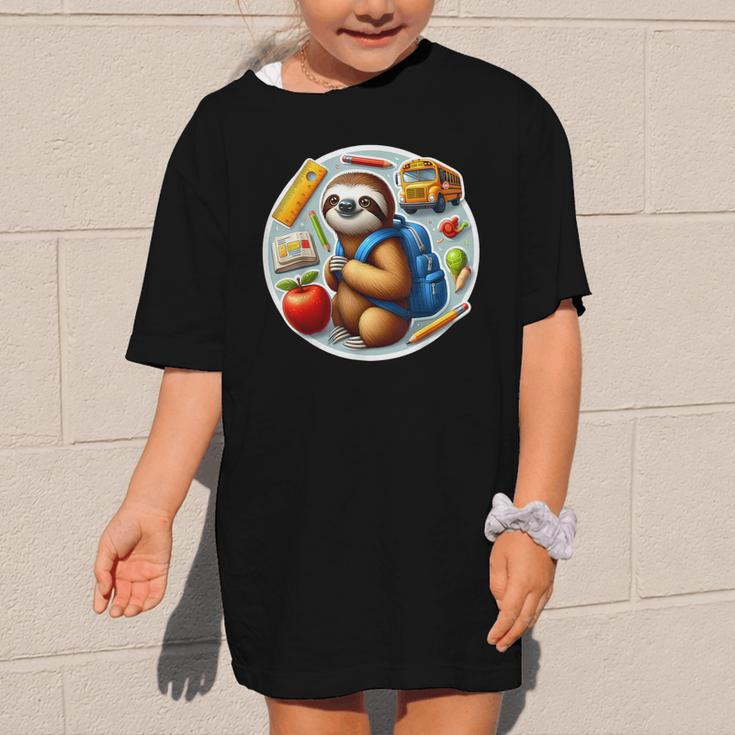 Back To School Sloth Boys Girls Student Kids Lover Child New Graphic Kid T-Shirt Back To School Sloth Boys Girls Student Kids Lover Child New Graphic Kid T-Shirt