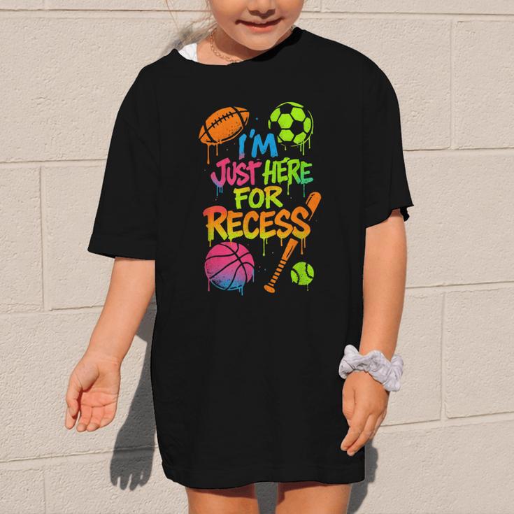 Back To School Sports Basketball Football Recess Graphic Kid T-Shirt Back To School Sports Basketball Football Recess Graphic Kid T-Shirt