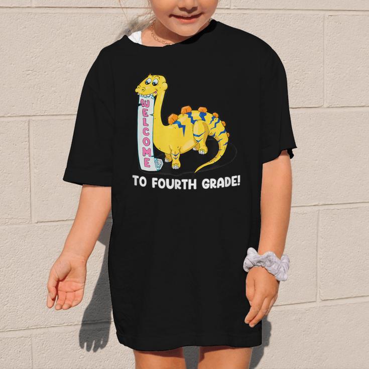 Back To School Welcome To Fourth Grade Graphic Kid T-Shirt