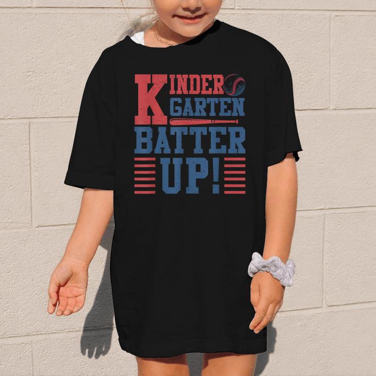 Baseball Kindergarten Back To School Kindergarten Batter Up Graphic Kid T-Shirt Baseball Kindergarten Back To School Kindergarten Batter Up Graphic Kid T-Shirt
