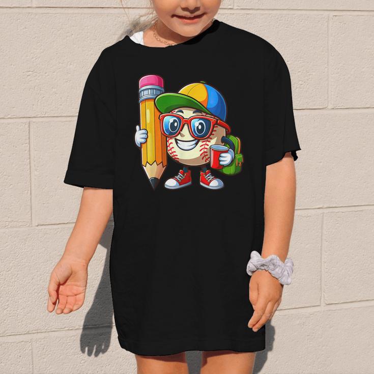 Baseball Lovers Pencil Back To School Kids Boys Girls Graphic Kid T-Shirt Baseball Lovers Pencil Back To School Kids Boys Girls Graphic Kid T-Shirt