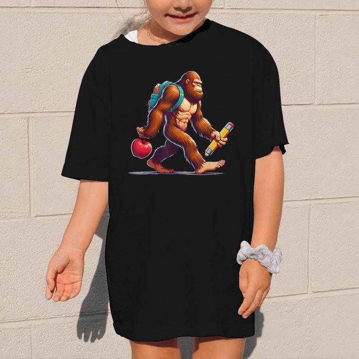Bigfoot Lovers Pencil Back To School Kids Boys Girls Graphic Kid T-Shirt Bigfoot Lovers Pencil Back To School Kids Boys Girls Graphic Kid T-Shirt