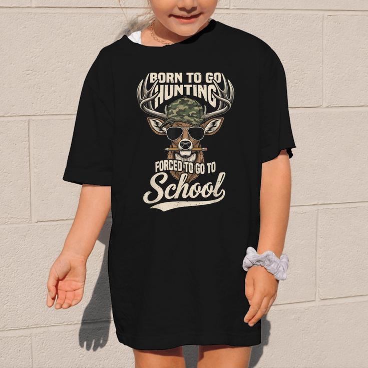 Born To Go Hunting Forced To Go Back To School Camo Deer Boy Graphic Kid T-Shirt Born To Go Hunting Forced To Go Back To School Camo Deer Boy Graphic Kid T-Shirt