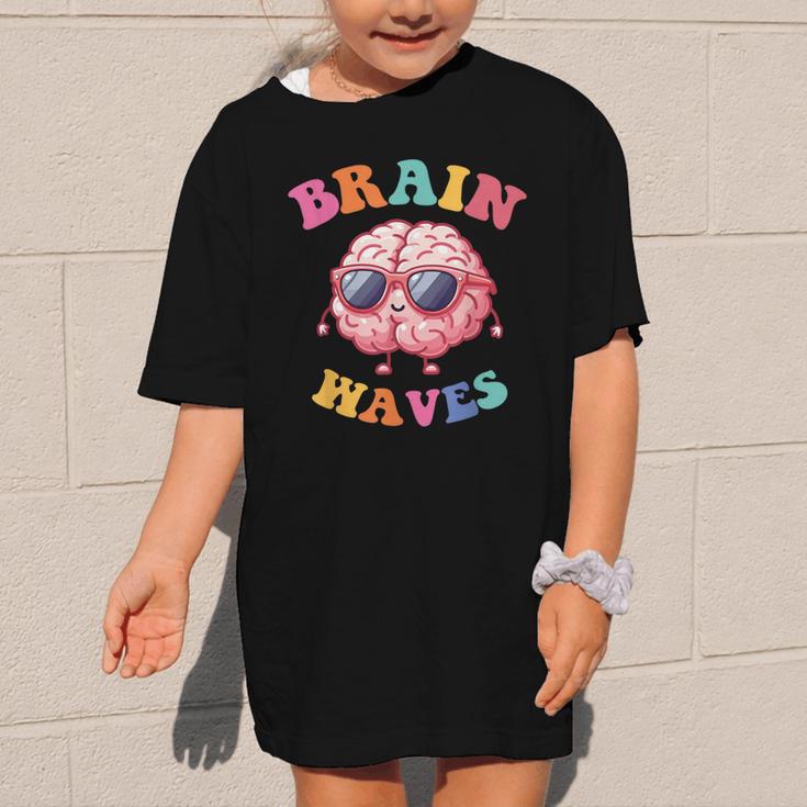 Brain Waves Last Day Of School Back To School Graphic Kid T-Shirt Brain Waves Last Day Of School Back To School Graphic Kid T-Shirt