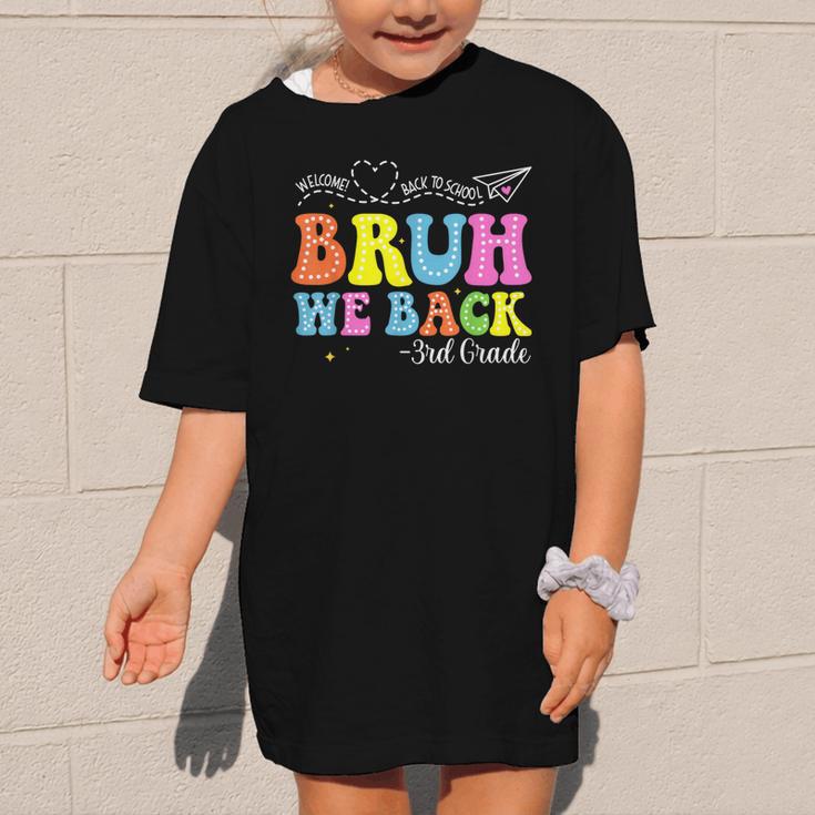 Bruh We Back 3rd Grade Back To School 3rd Grade Girl Graphic Kid T-Shirt Bruh We Back 3rd Grade Back To School 3rd Grade Girl Graphic Kid T-Shirt