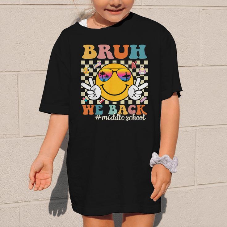 Bruh We Back Middle School Retro Back To School Boys Girls Graphic Kid T-Shirt Bruh We Back Middle School Retro Back To School Boys Girls Graphic Kid T-Shirt