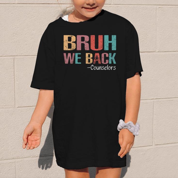 Bruh We Back To School Counselor Vintage Advisor Graphic Kid T-Shirt Bruh We Back To School Counselor Vintage Advisor Graphic Kid T-Shirt