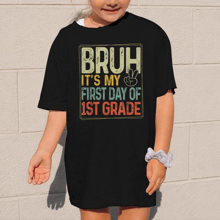 Bruh Its My First Day Of 1st Grade Back To School Boys Kids Graphic Kid T-Shirt Bruh Its My First Day Of 1st Grade Back To School Boys Kids Graphic Kid T-Shirt