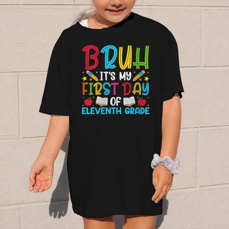 Bruh It's My First Day Of Junior Back To School Graphic Kid T-Shirt Bruh It's My First Day Of Junior Back To School Graphic Kid T-Shirt