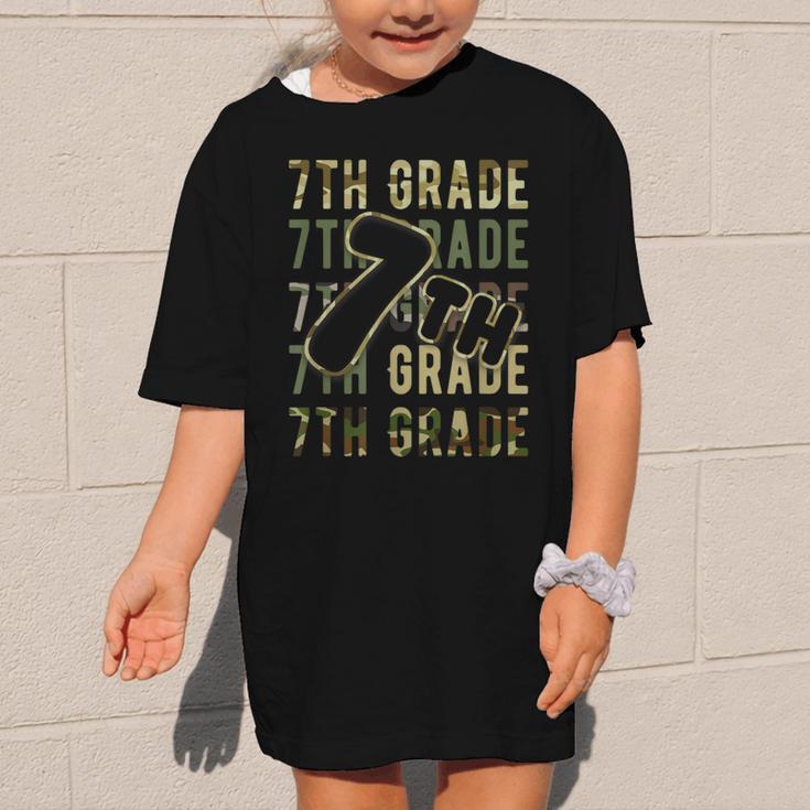 Camo Team Squad 7th Grade Back To School Kids Boys Graphic Kid T-Shirt Camo Team Squad 7th Grade Back To School Kids Boys Graphic Kid T-Shirt