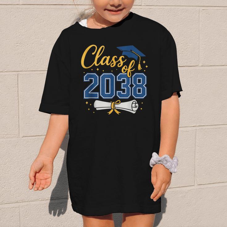 Class Of 2038 Grow With Me Kindergarten Back To School Graphic Kid T-Shirt
