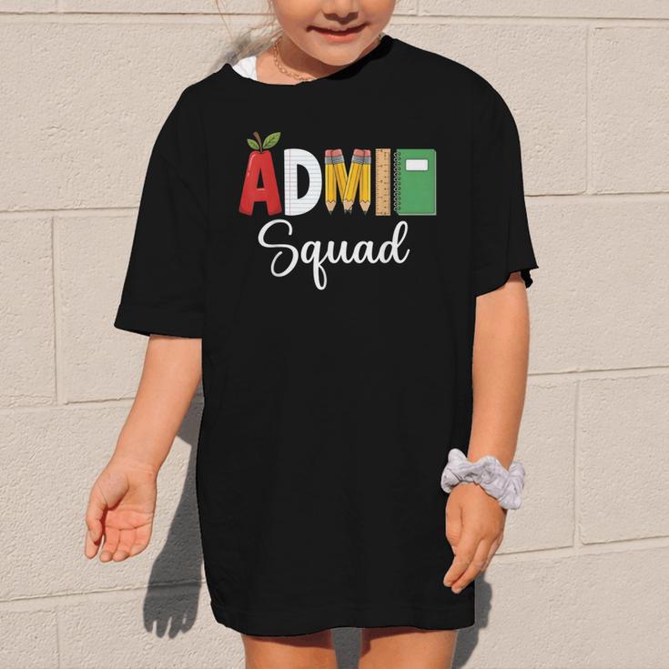 Cute Admin Squad Crew Team Back To School Office Staff Team Graphic Kid T-Shirt Cute Admin Squad Crew Team Back To School Office Staff Team Graphic Kid T-Shirt