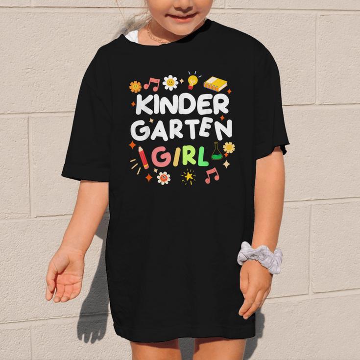 Cute Kindergarten Girl First Day Of School Back To School Graphic Kid T-Shirt Cute Kindergarten Girl First Day Of School Back To School Graphic Kid T-Shirt