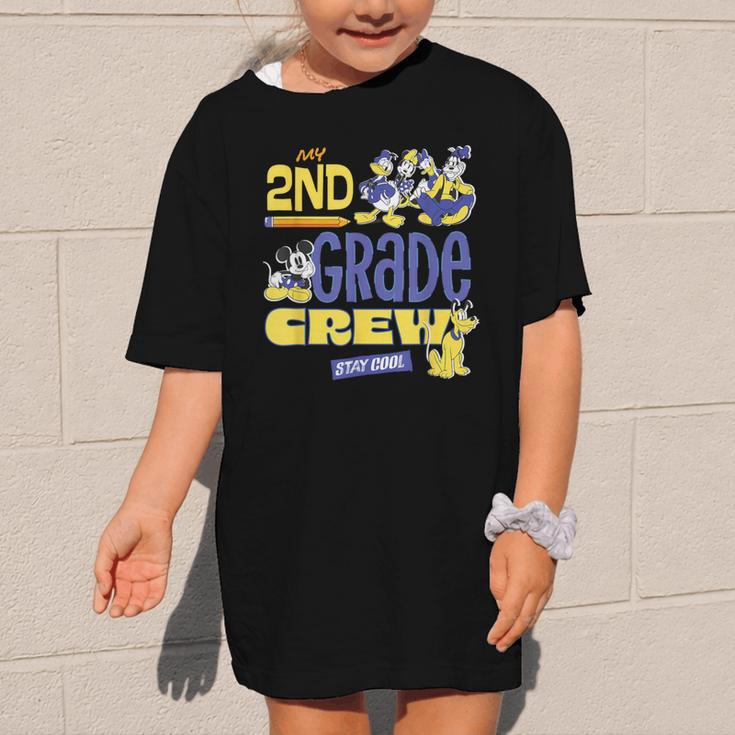 Disney My 2nd Grade Crew Stay Cool Back To School Friends Graphic Kid T-Shirt