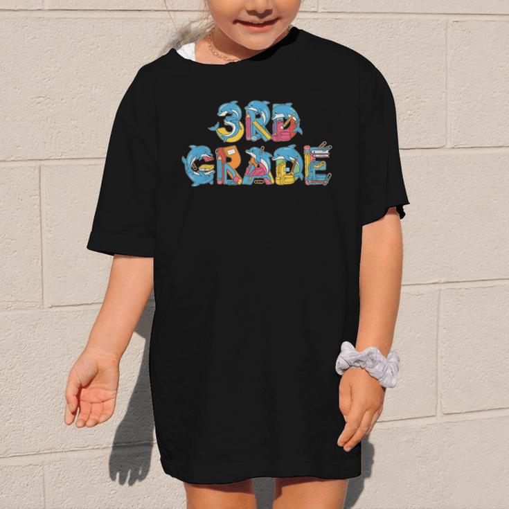 Dolphin Third Grade Back To School Kids Boys Girls Graphic Kid T-Shirt Dolphin Third Grade Back To School Kids Boys Girls Graphic Kid T-Shirt