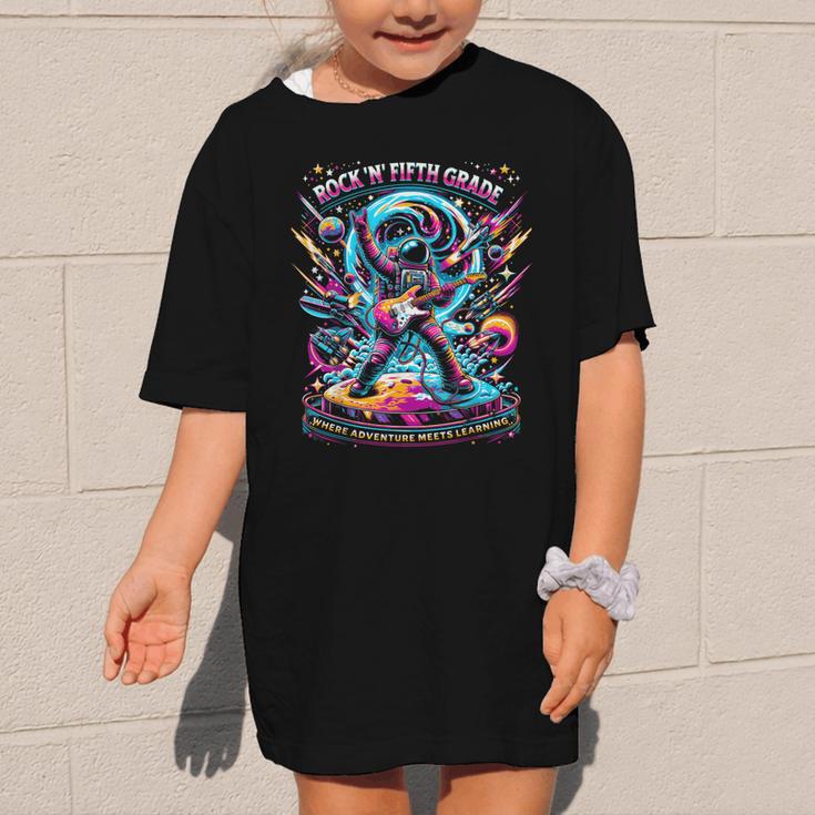 Fifth Grade Back To School Space Rocket Astronaut Graphic Kid T-Shirt Fifth Grade Back To School Space Rocket Astronaut Graphic Kid T-Shirt