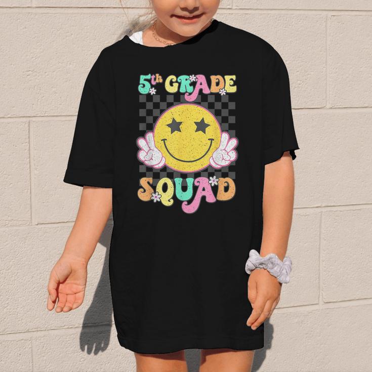 Fifth Grade Squad Smile Retro Back To School 5th Grade Graphic Kid T-Shirt Fifth Grade Squad Smile Retro Back To School 5th Grade Graphic Kid T-Shirt