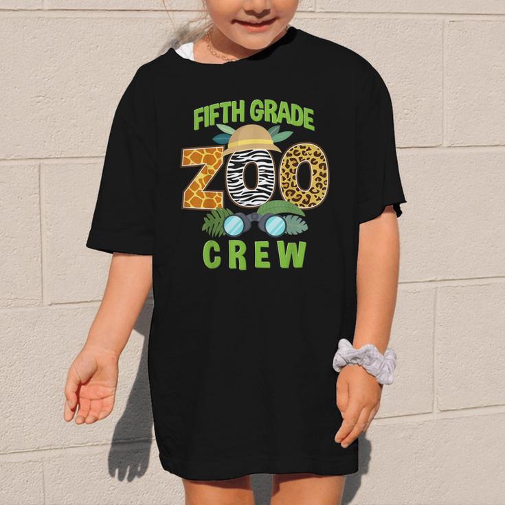 Fifth Grade Zoo Crew Wild Animal Safari Back To School Graphic Kid T-Shirt Fifth Grade Zoo Crew Wild Animal Safari Back To School Graphic Kid T-Shirt