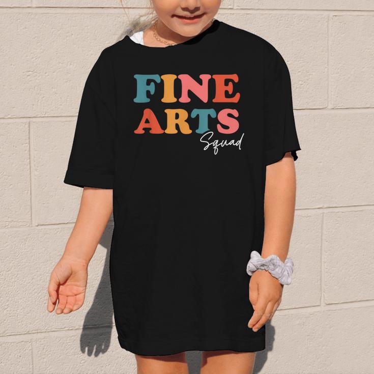 Fine Arts Squad Boho Cute Back To School Fine Arts Graphic Kid T-Shirt Fine Arts Squad Boho Cute Back To School Fine Arts Graphic Kid T-Shirt
