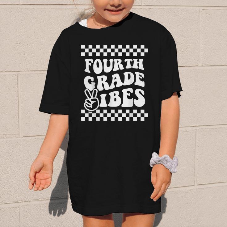 First Day Of Fourth Grade Vibes Girls Back To School Boys Graphic Kid T-Shirt First Day Of Fourth Grade Vibes Girls Back To School Boys Graphic Kid T-Shirt